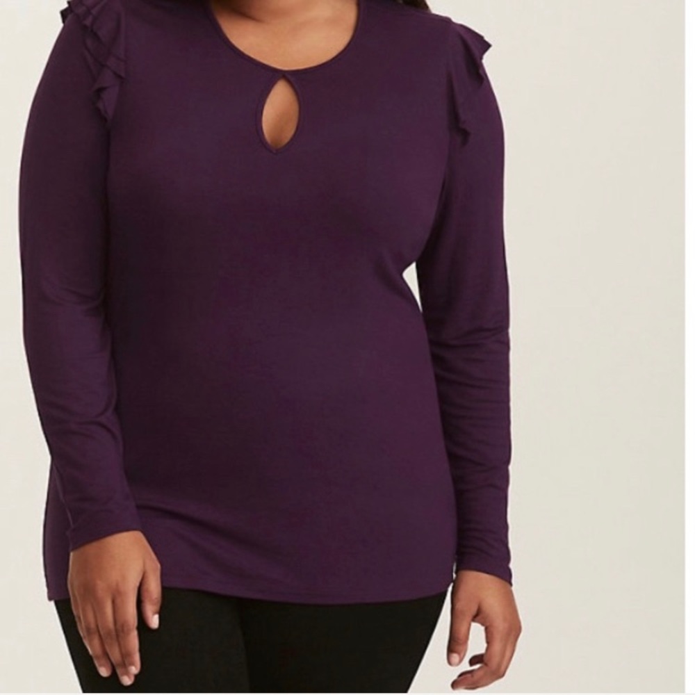 TORRID super soft knit top size 0 (12)